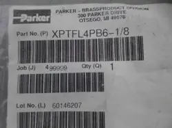 PARKER XPTFL4PB6-1/8 NSNP IN BAG
