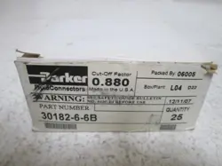 25 PARKER 30182-6-6B