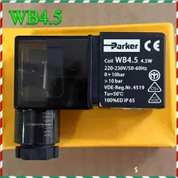 1PIECE PARKER COIL WB4.5 220-230V 4.5W 10BAR TU 50 ℃ SOLENOID VALVE COIL