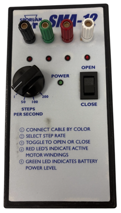 SPORLAN PARKER SMA-12, 12 VDC BIPOLAR STEP MOTOR AUCTUATOR