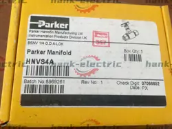 1PCS PARKER HNVS4A NEEDLE VALVE FREE FASTSHIPPING DHL 1-YEAR WARRANTY !