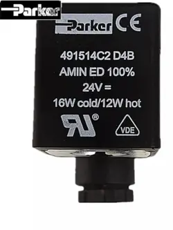 1PCS PARKER SOLENOID VALVE COIL 491514C2 D4B DC24V 16W