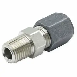 PARKER 6-8 FBU-S CONNECTOR,ZINC STEEL,COMPXM,3/8INX1/2IN 1DCL9