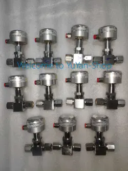 USED PARKER 44900005-PE BELLOWS VALVE 4V1-P4K-11AC-SSV-PE