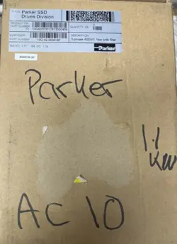 PARKER INVERTER DRIVE, 1.1KW, 3 PHASE, 400 V AC,6A, AC10 SERIES 10G420030BF