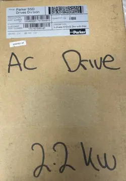 PARKER INVERTER DRIVE, 2.2KW, 3 PHASE, 400 V AC,9.6A, AC10 SERIES 10G420065BF