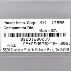 COMPUMOTOR CP*OEM670XM2-10025