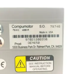 COMPUMOTOR OEM650 SERVO