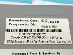 1PC NEW PARKER CP*OEM750X-10624