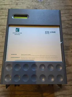 EUROTHERM DRIVES 590C/0350/9/1/0/0/0/00/000 590 LINK DC DRIVE, 20 HP, TESTED!!