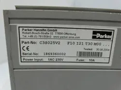 PARKER C3S025V2 F10 I21 T30 M00 SERVO DRIVE
