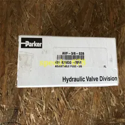 PARKER AVF-3/8-S28 FLOW CONTROL VALVE NEW