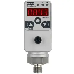 PARKER SCPSD-250-14-27 SENSOCONTROL PRESSURE CONTROLLER 250 BAR
