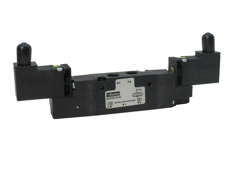 (NEW) PARKER B350BC549C 145PSI DOUBLE SOLENOID VALVE 4-WAY 3 POS. WITH 24V COIL