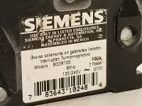 Image 8 of Siemens BQ2B2100 Circuit Breaker 2 Pole 100 Amp Common Trip 120/240VAC