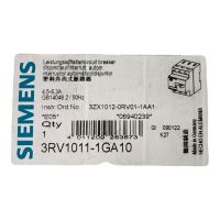 Image 2 of SIEMENS 1 3RV1011-1GA10 Leistungsschalter