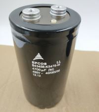 Image 2 of Siemens B43456-K5478-M inverter electrolytic capacitor 450V4700UF M6 screw head