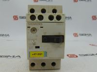 Image 1 of Siemens 3RV1011-1GA10 Manual Motor Controller w/ 3RV1901-1E Contact Block