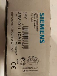 Image 2 of Siemens 3RV1011-1GA10 Circuit Breaker