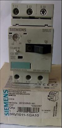 Image 1 of New In Box Siemens motor protection circuit breaker 3RV1011-1GA10 #OH19