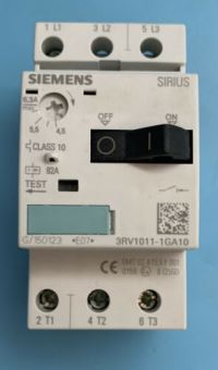 Image 3 of SIEMENS 3RV1011-1GA10 MOTOR STARTER PROTECTOR 4.5-6.3A FLA ADJUSTMENT RANGE 480V