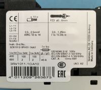 Image 9 of SIEMENS 3RV1011-1GA10 MOTOR STARTER PROTECTOR 4.5-6.3A FLA ADJUSTMENT RANGE 480V