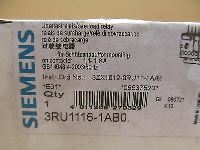 Image 2 of 1 NIB SIEMENS 3RU1116-1AB0 3RU11161AB0 OVERLOAD RELAY 1.1-1.6 AMP (20 AVAILABLE)