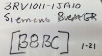Image 5 of Siemens 3RV1011-1JA10  TESTED WORKING PULL Circuit Breaker ON/OFF Rocker [B8BC]