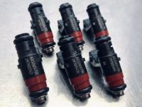 Image 2 of Set (6) Siemens Deka V 80lb hr Fuel Injectors EV1 Short 48mm A2C32624700 LS3 LS7