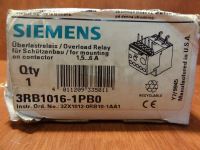 Image 2 of Siemens overload protection relay 3RB1016-1PB0 1,5-6A
