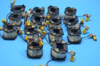 Image 2 of LOT OF 14 SIEMENS 3TY7403-0AK6 COIL,AC OPERATED,120V/60HZ,110V/50HZ, USED