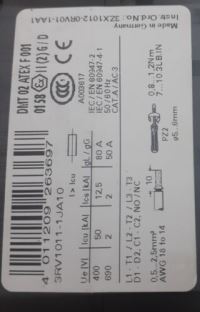 Image 6 of Siemens 3RV1011-1GA10 3RV1011-1AA10 3RV1011-1EA10 3RV1011-0JA10 3RV1011-1JA10