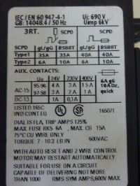 Image 3 of SIEMENS Overload Relay 3RU1116-1AB0 Used #57604