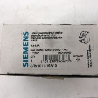 Image 2 of SIEMENS 3RV1011-1GA10 4.5-6.3A MANUAL MOTOR PROTECTOR CIRCUIT - NEW