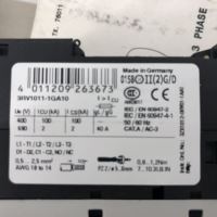 Image 5 of SIEMENS 3RV1011-1GA10 4.5-6.3A MANUAL MOTOR PROTECTOR CIRCUIT - NEW