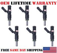 Image 1 of OEM Siemens 6pack rebuilt Fuel Injectors A2720780249 /Mercedes-Benz E350 3.5L V6