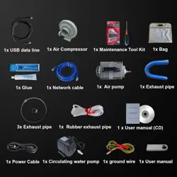 VEVOR 80W CO2 LASER ENGRAVER CUTTER CUTTING ENGRAVING MACHINE RUIDA 70X50CM