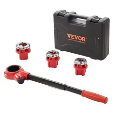VEVOR RATCHET PIPE THREADER KIT, 1/2