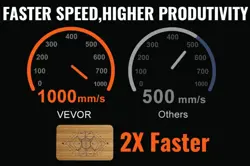 VEVOR 60W CO2 LASER ENGRAVER CUTTER CUTTING ENGRAVING MACHINE RUIDA 70X50CM