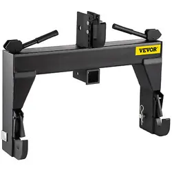 VEVOR 3-POINT QUICK HITCH TRACTOR ADAPTER 3000LB FOR CATEGORY 1&2 TRACTORS