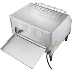 VEVOR COMMERCIAL CONVEYOR TOASTER 450 SLICES/HOUR COMMERCIAL TOASTER HEAVY DUTY