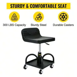 ROLLING GARAGE STOOL