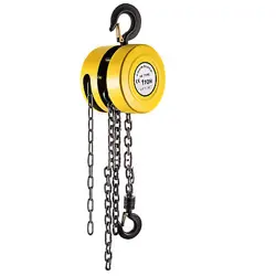 VEVOR 1 TON CHAIN PULLER BLOCK FALL CHAIN LIFT HOIST HAND TOOLS CHAIN WITH HOOK