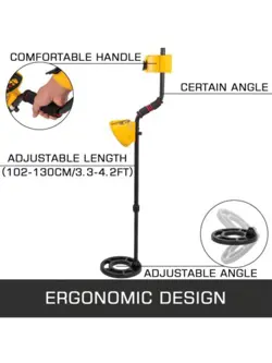 VEVOR  METAL DETECTOR WATERPROOF DISC METAL DETECTORS UNDERWATER UNDERGROUND