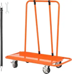 VEVOR DRYWALL CART, 3000 LBS PANEL DOLLY CART WITH 45.28