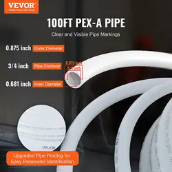WHITE PEX-A TUBING/PIPE