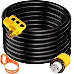VEVOR GENERATOR POWER CORD 15 FT. 50 AMP RV EXTENSION CORD STW 12,000-WATT