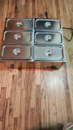 VEVOR STEAM TABLE WARMER,24 QT COMMERCIAL