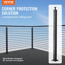 VEVOR CABLE RAILING POST, 42
