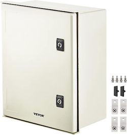 VEVOR ELECTRICAL ENCLOSURE BOX, 15.7'' ×11.8'' ×7.9'', FIBERGLASS JUNCTION BOX,